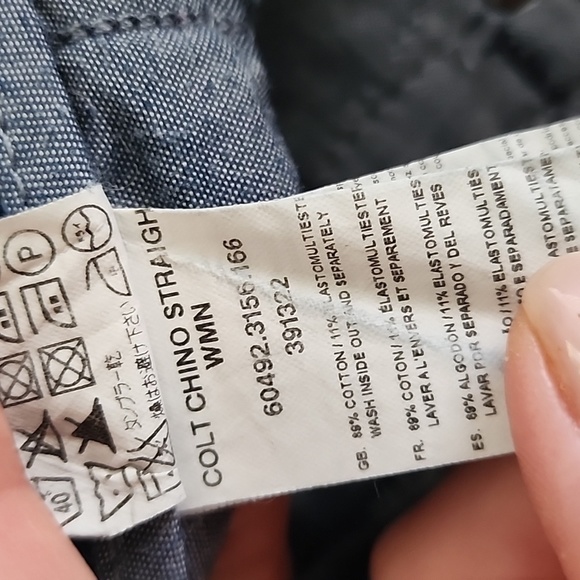 G-Star Colt Chino Straight Y2K Low Rise Jeans W25 I32 XS (33) - Picture 10 of 13